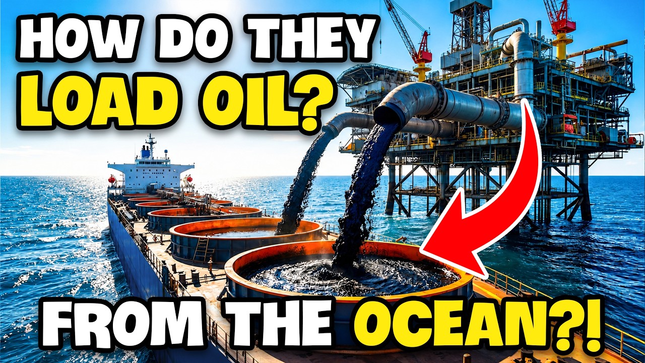 Как сырая нефть добирается от океанского дна до гигантского танкера