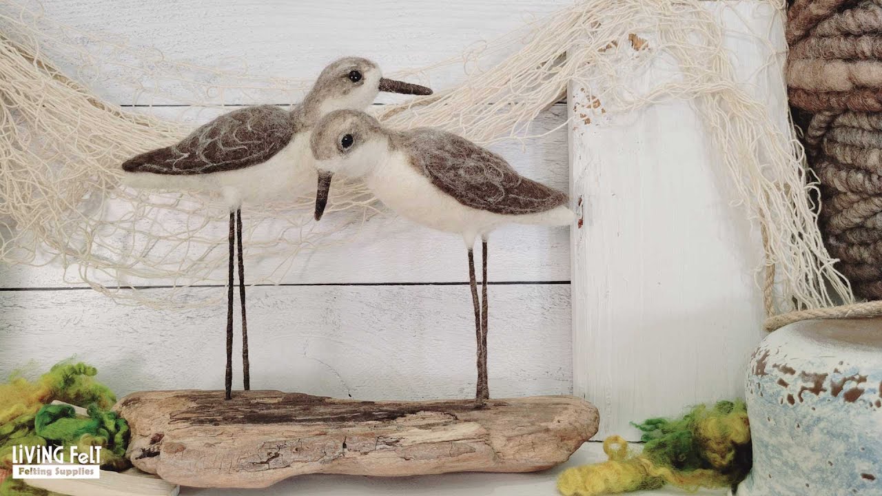 Needle Felting a Shore Bird: Sandpiper Tutorial