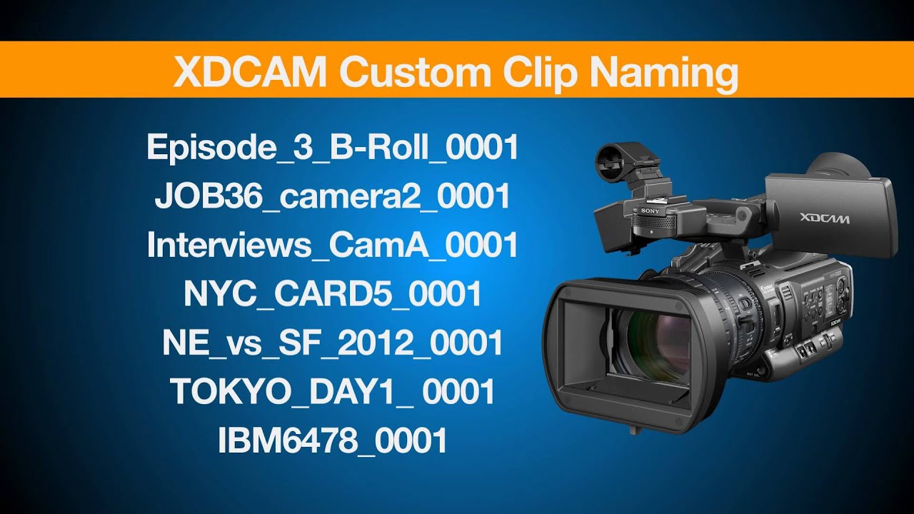 XDCAM Essentials Episode 3 - The Benefits of XDCAM Workflow Part 1