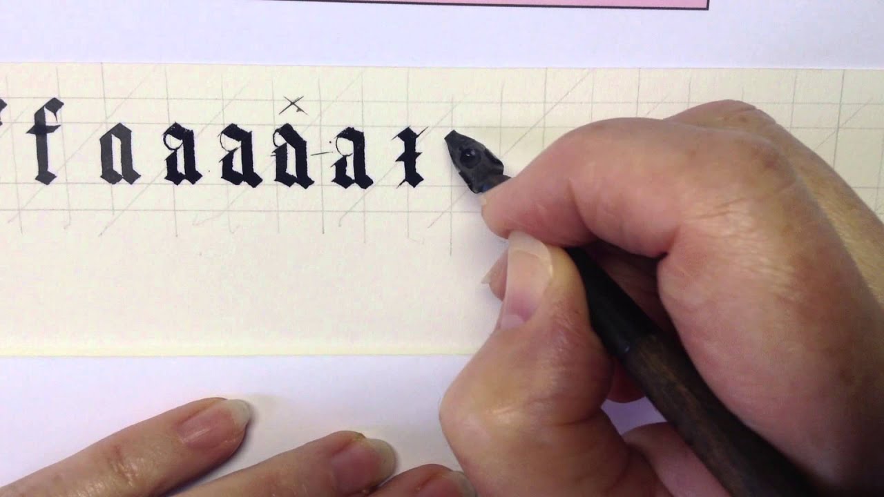 Gothic Book Script/Black Letter 6