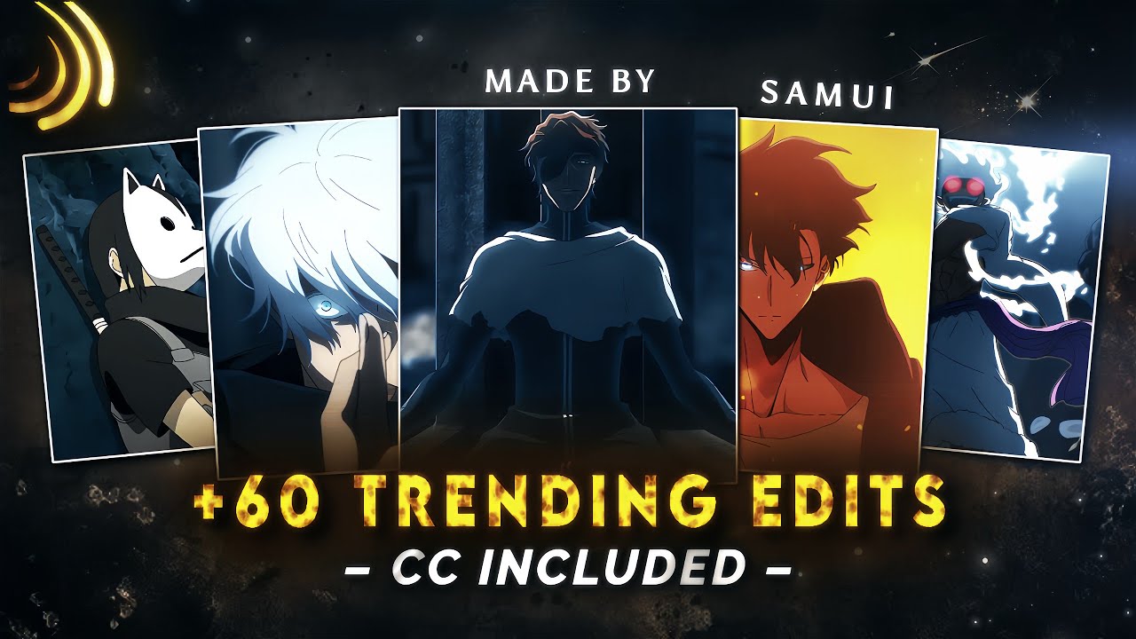TOP 60 AE-INSPIRED ANIME EDIT PRESETS [XML + MATERIALS + CC] | ALIGHT MOTION