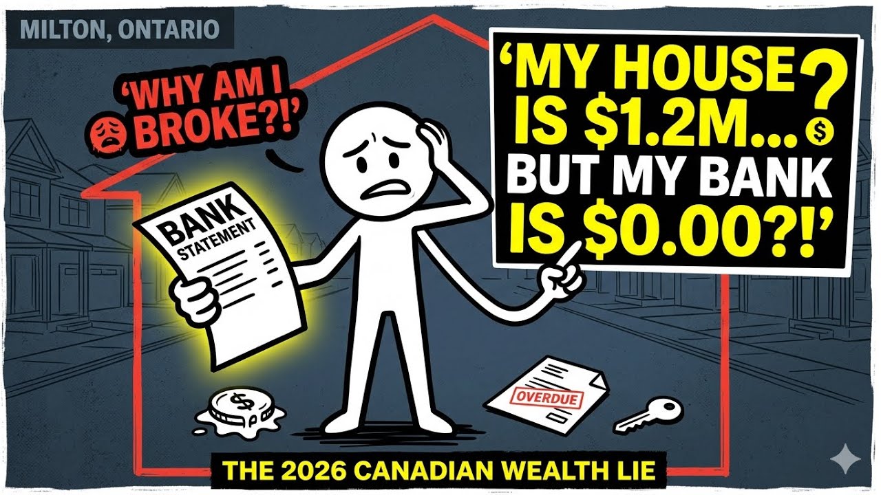 The 2026 Canadian Wealth Lie: Why You Feel Broke with a $1.2M Average