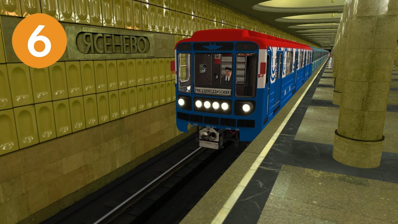 Калужско-Рижская линия ММ в Trainz 12 (1 путь)