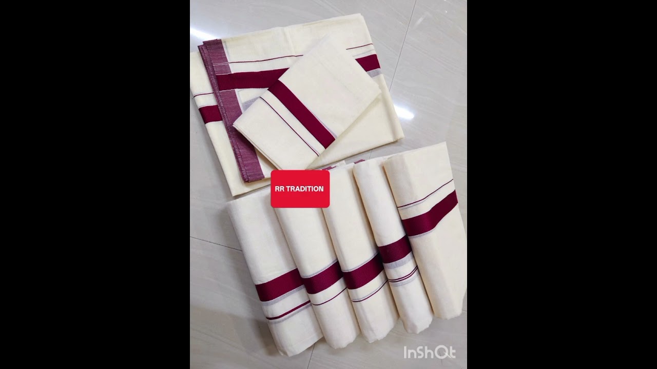 Kuthapully cotton setmund collection/ vishu special setmund dm 9645779826