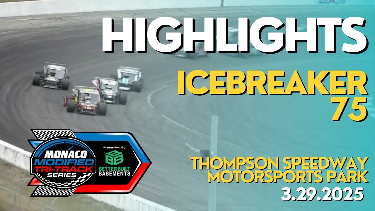 HIGHLIGHTS: Monaco Modified Tri-Track Series Icebreaker | Thompson Speedway