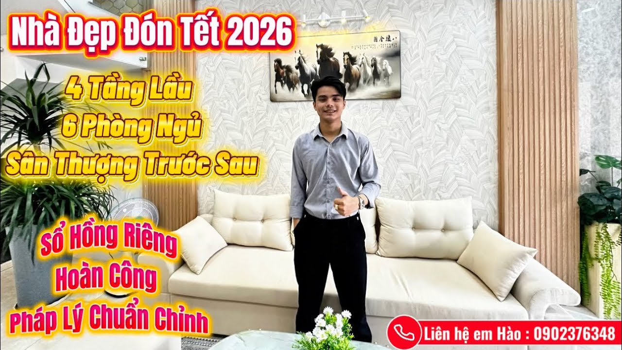 Nhà Đẹp Quận 8 || Siêu Phẩm - Đường Mễ Cốc || Nhà Lầu Cao Nghi Ngút || Sổ Hồng Riêng - Pháp Lý Chuẩn