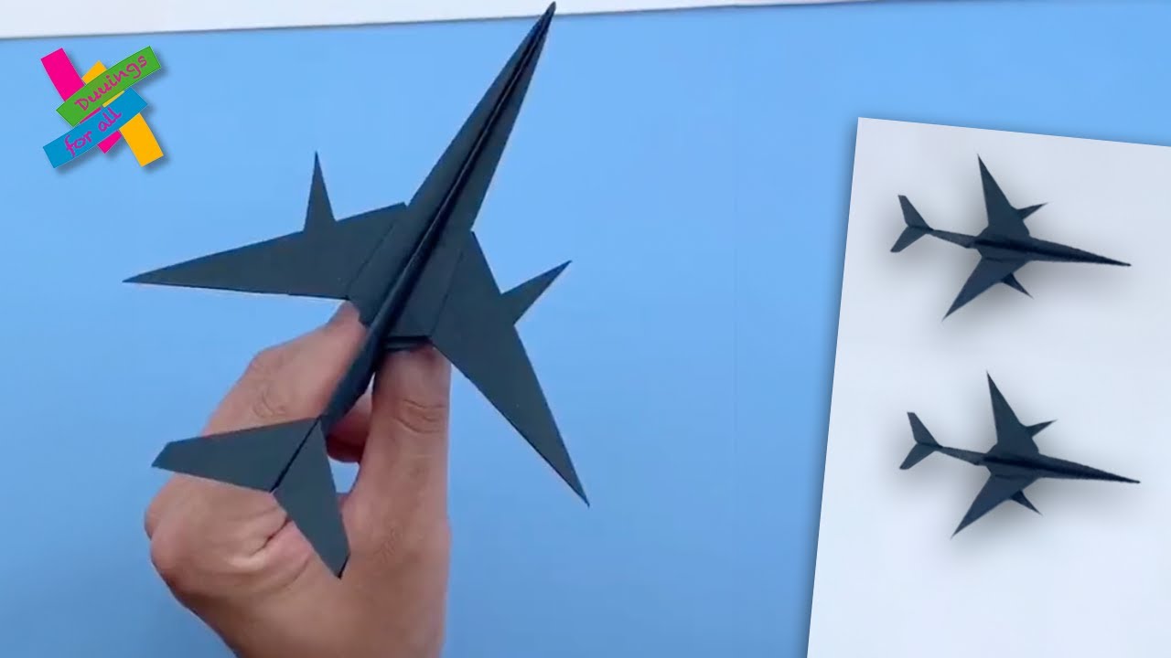 How to Fold Origami Plane | DIY Origami Airplane | Creative Origami Tutorial