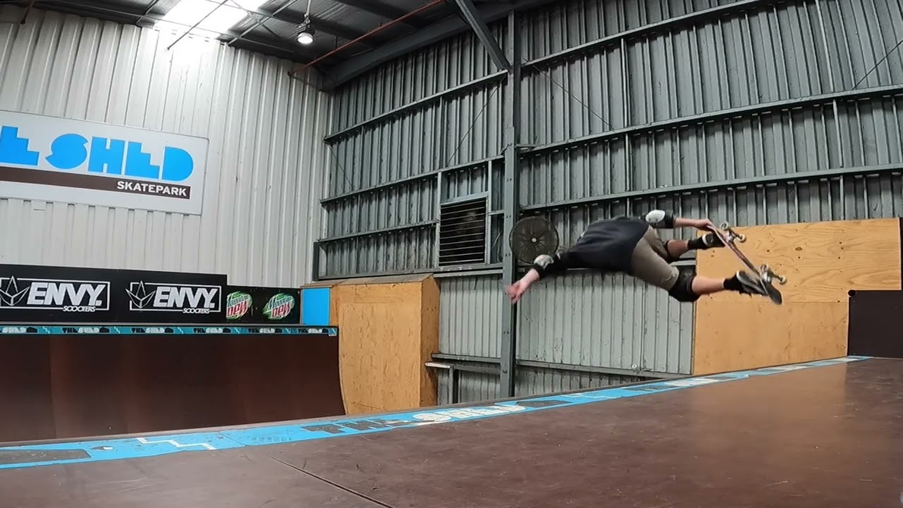 Old dog Old trick. Backside air progression. learning new tricks at 50yrs. Skateboarding on vert.