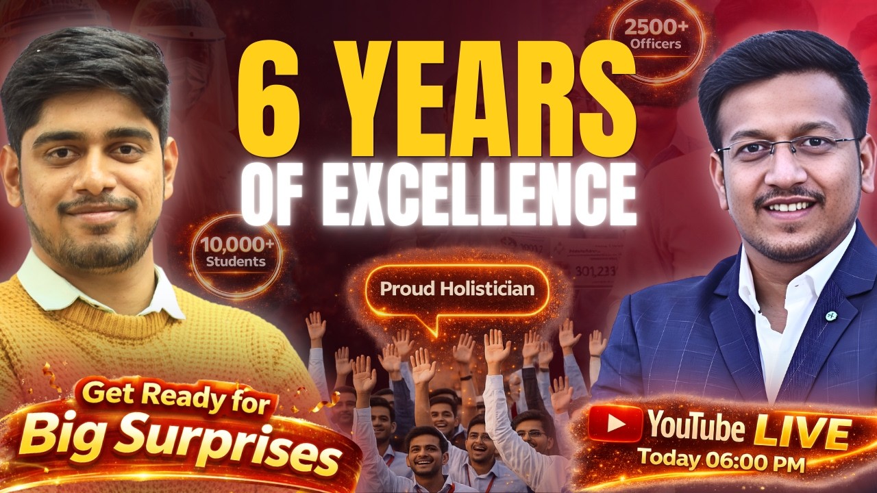 6 Years of Excellence | Foundation day of Holistic Academy | Get ready for Big Surprises #8thmarch