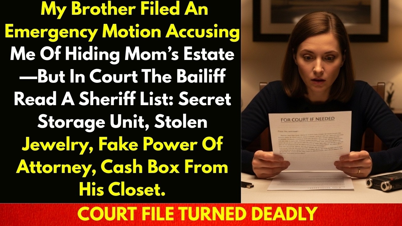 A Bailiff Read the Inventory List Aloud — My Brother Went Pale in Court