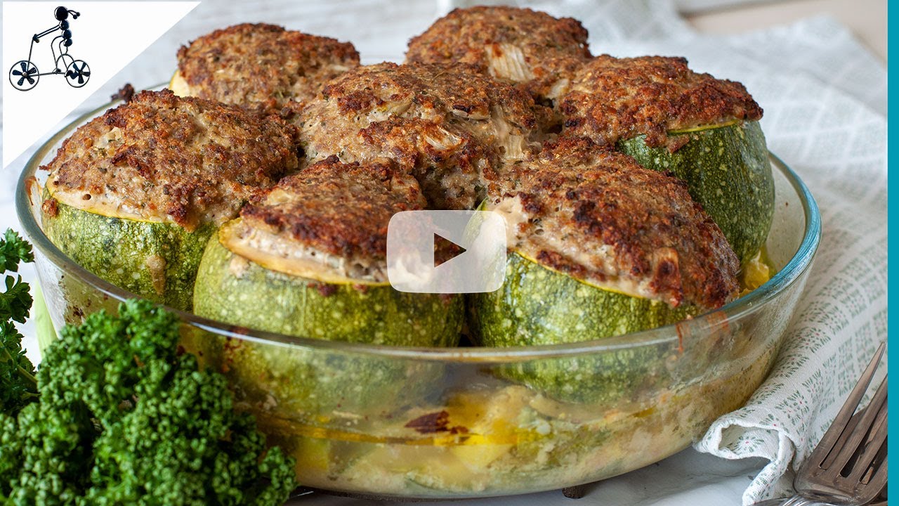 Stuffed Round Zucchini
