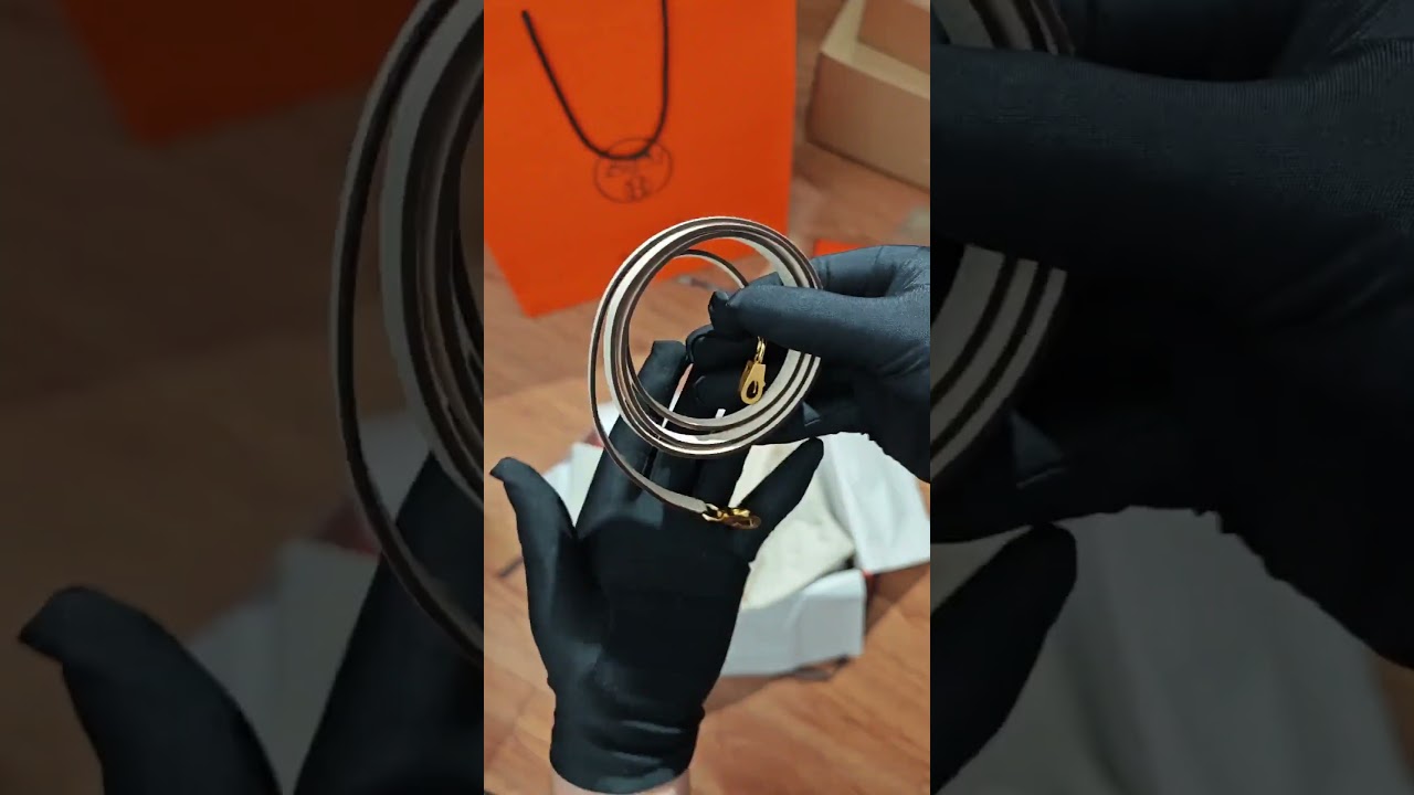 Hermes Mini Kelly 2 with White color gold hardware Unboxing 2026 By Shebag