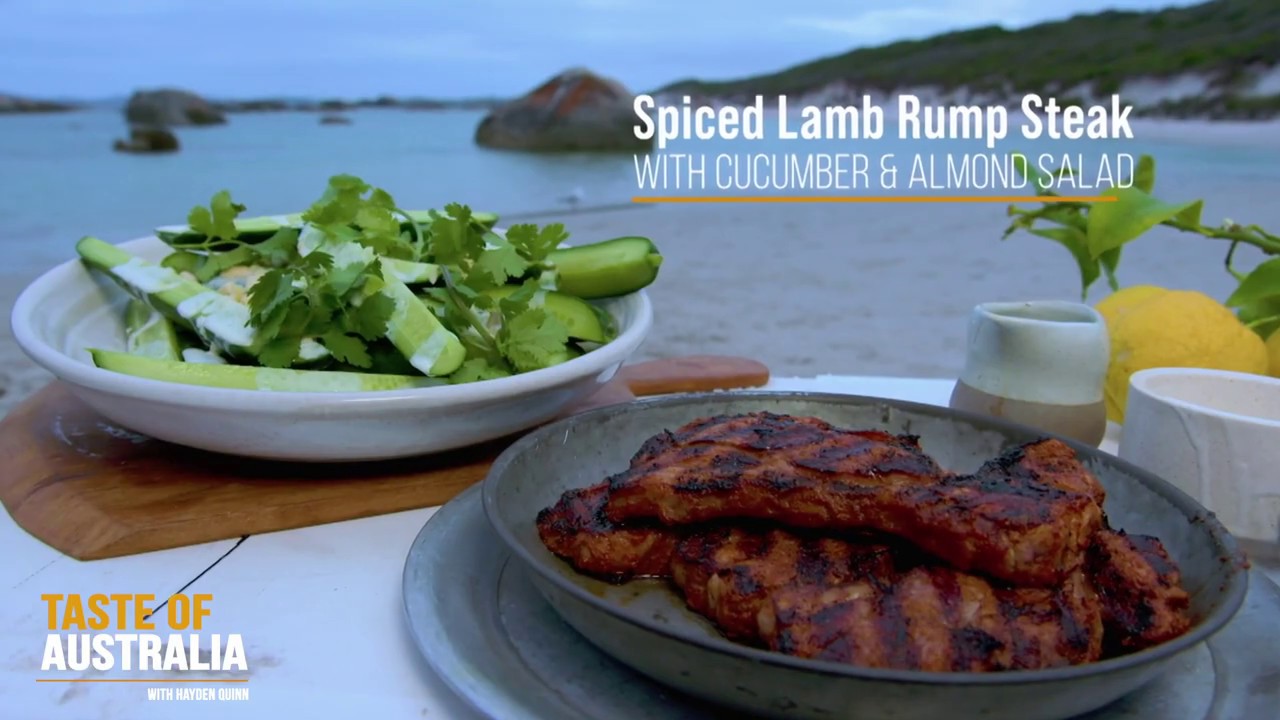 Taste of Australia with Hayden Quinn - Spiced lamb Rump Steak