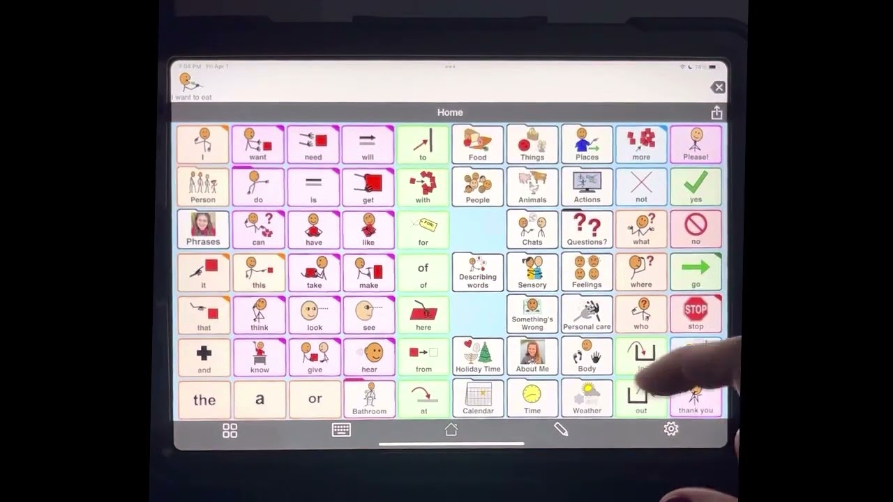 Proloquo2Go - Making Phrase Folders