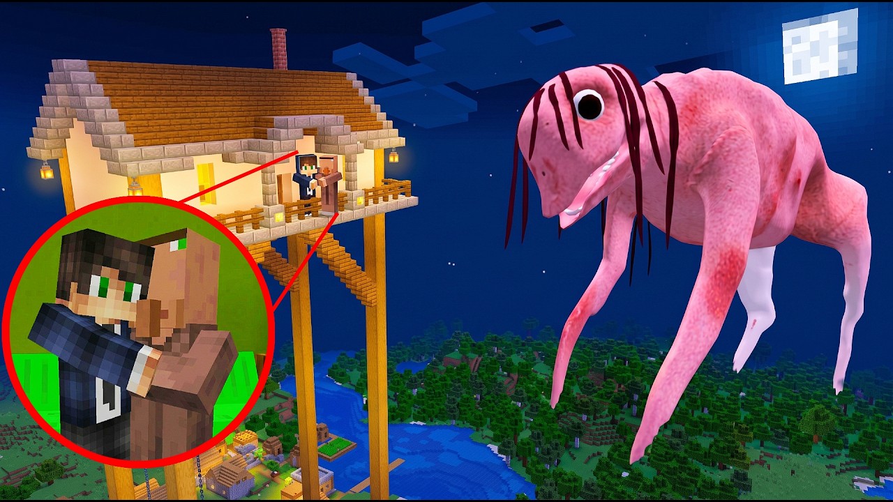 Rage i Kovalski Preživljavaju Protiv Velikog Charlieja u Minecraftu! 😱