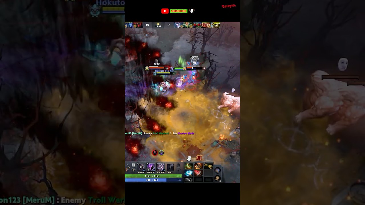 Riki's Killing Spree Double Kill ☠️