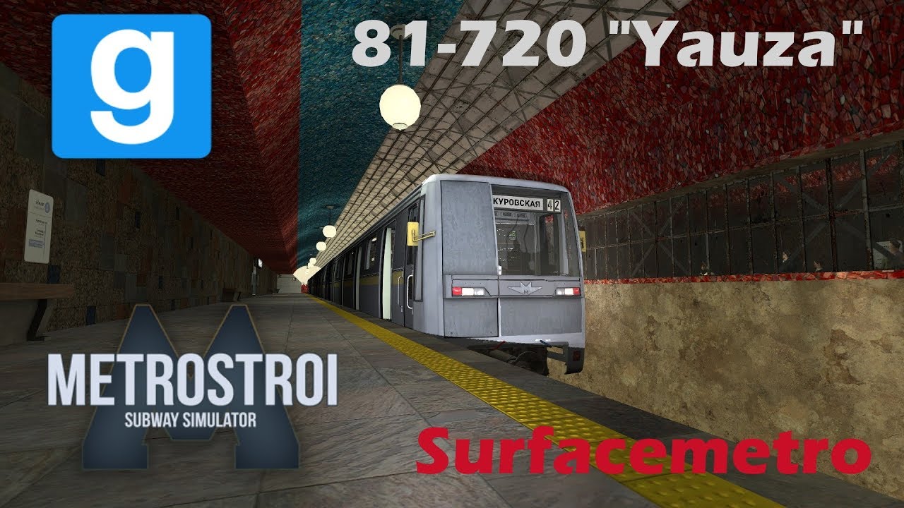 Český Let's Play z Garry's Mod Metrostroi [] Díl 2 [] 81-720 