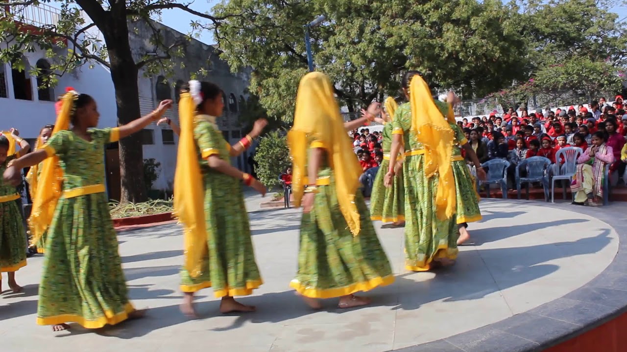 Celebration of Vasant Panchami - Dance by Primary Section Students - CSKM Public School