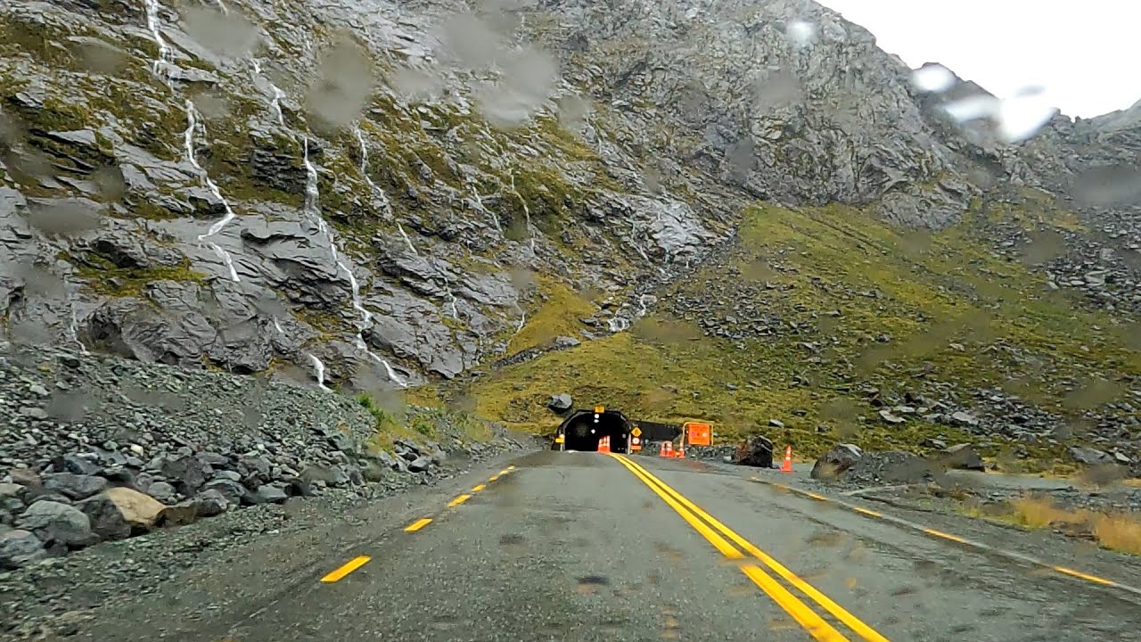 Milford Sound in rain | Drive New Zealand