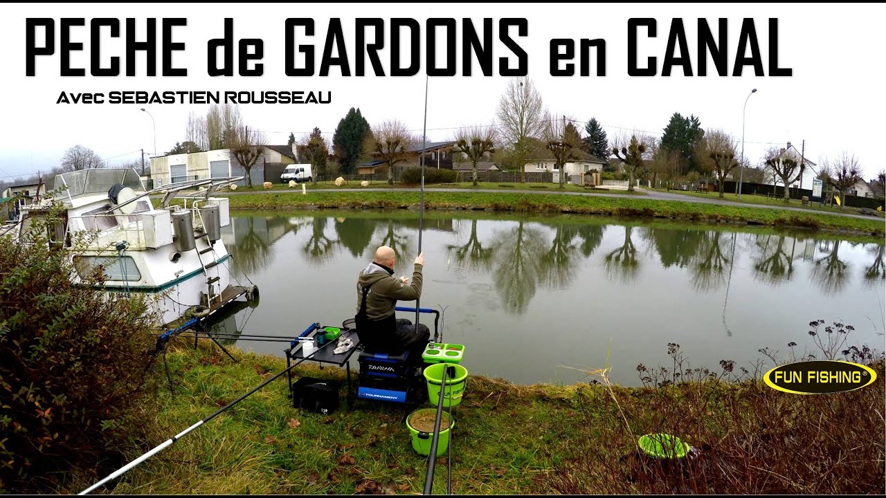 Pêche de gardons en canal