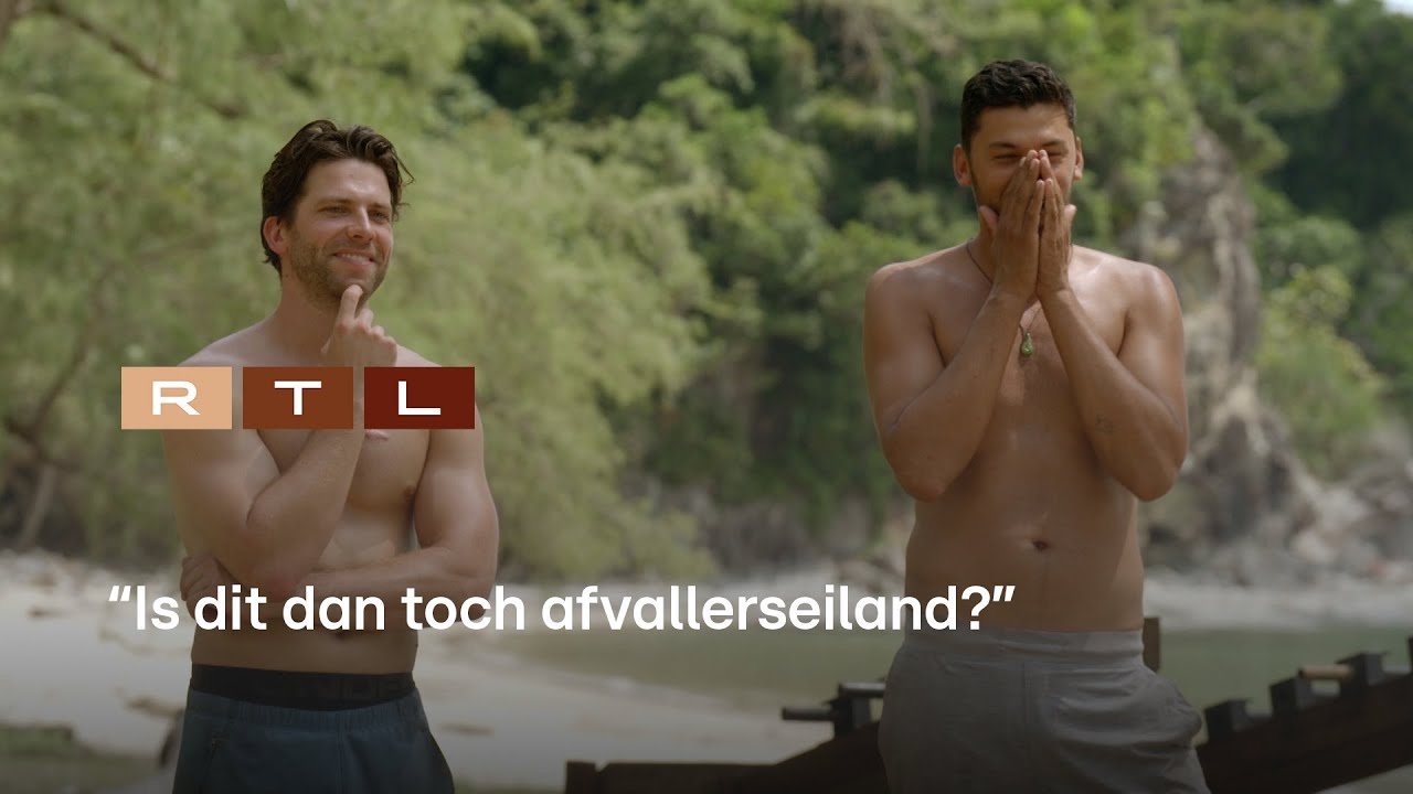 De eerste titanenstrijd barst los tussen Thomas van der Vlugt en Kiran Badloe | Expeditie Robinson