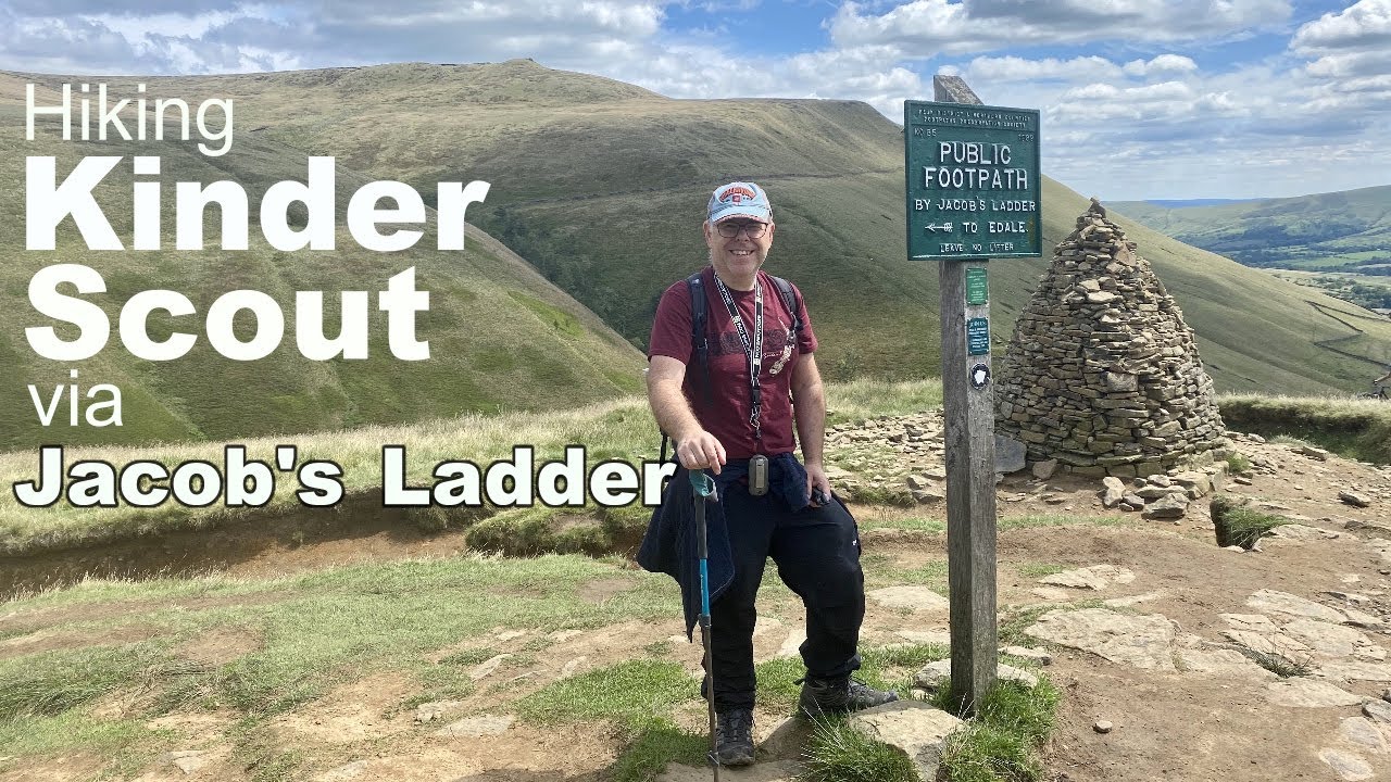 Hiking KINDER SCOUT via JACOB’S LADDER - Peak District Walks - July 2020