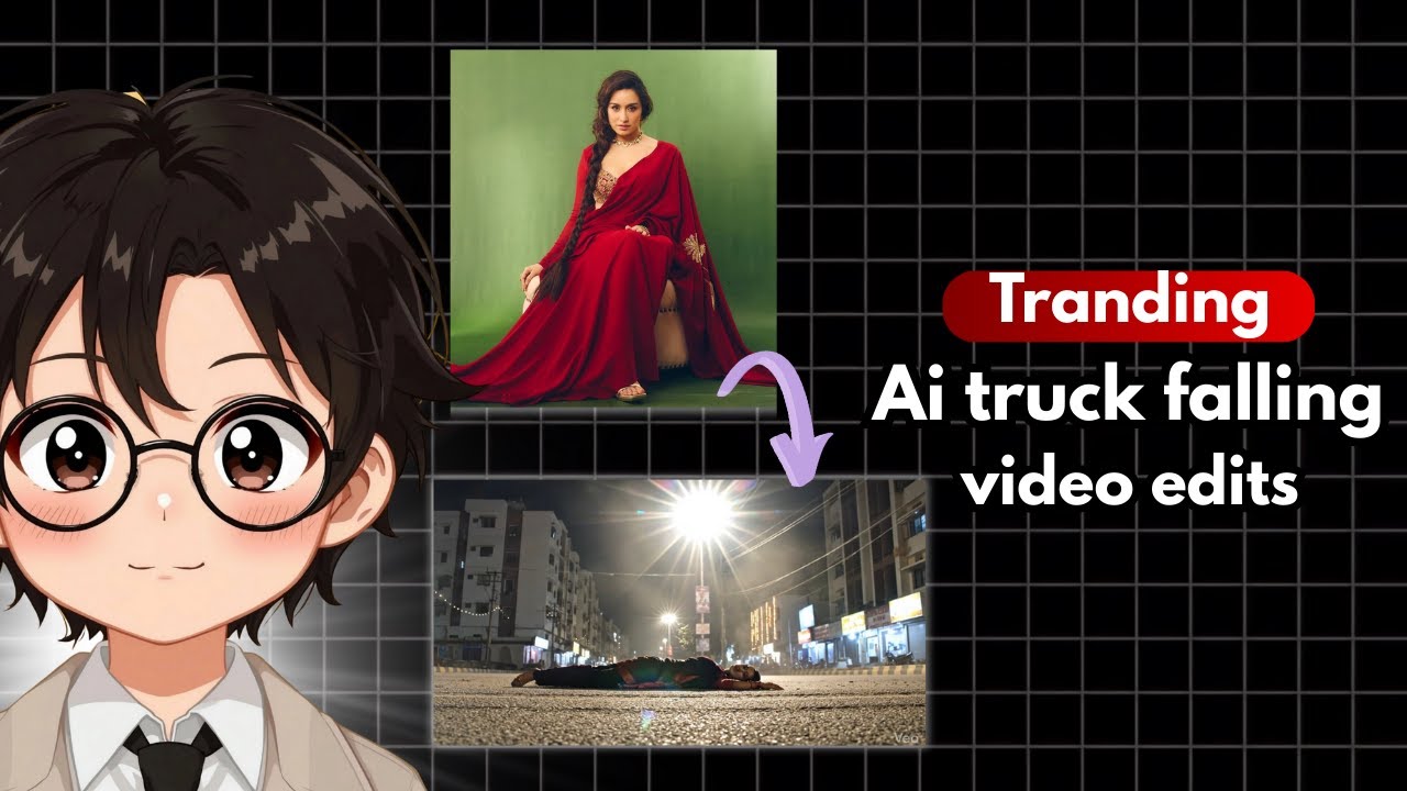 Instagram Trending AI Truck Falling Video Editing | How to Make a Video of a Truck Falling