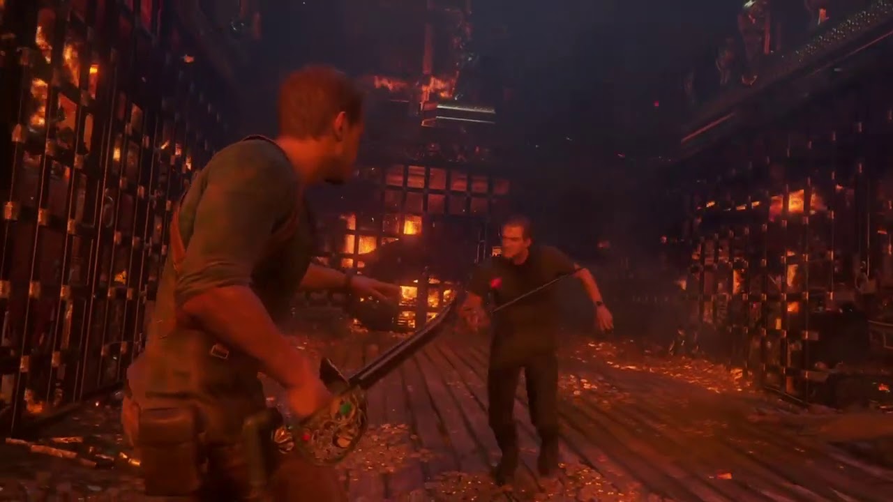 Uncharted 4 Batalha final - Nathan vs Rafe (SEM DANOS)
