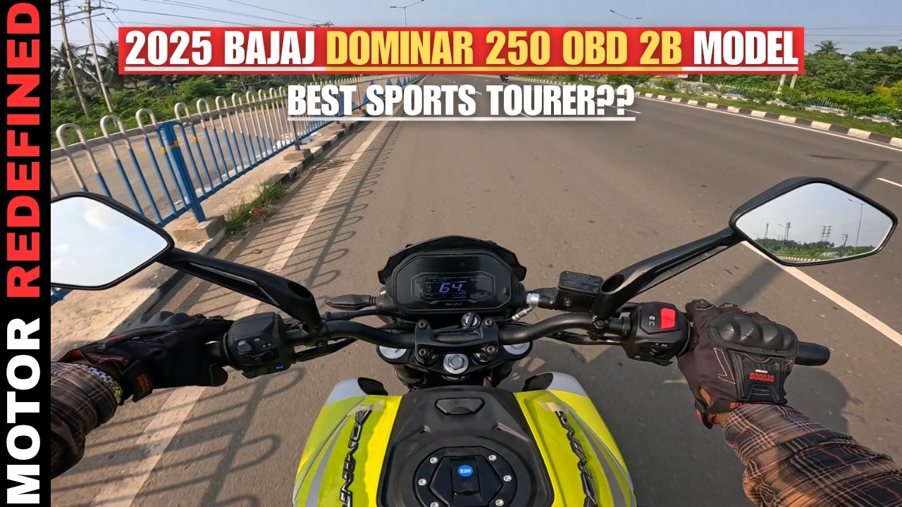 2025 Bajaj Dominar 250 OBD 2B New Bluetooth Model Ride Review | Best 250CC Bike??