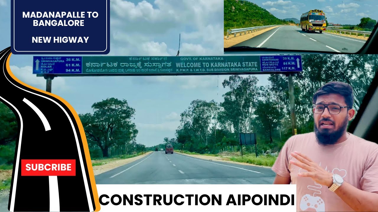 🟡 New Road Madanapalle to Bangalore - Road condition Update | కొత్త రూట్ అనుభవం | It’s Finally Done!