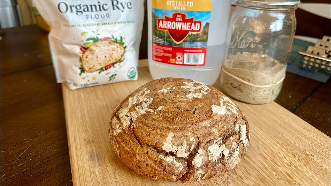 100% Organic Rye Sourdough Bread - Gerson Therapy Approved