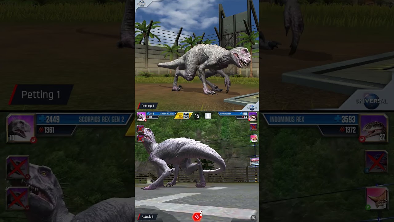 SCORPIOS REX GEN 2 ALL ANIMATION | Jurassic World The Game