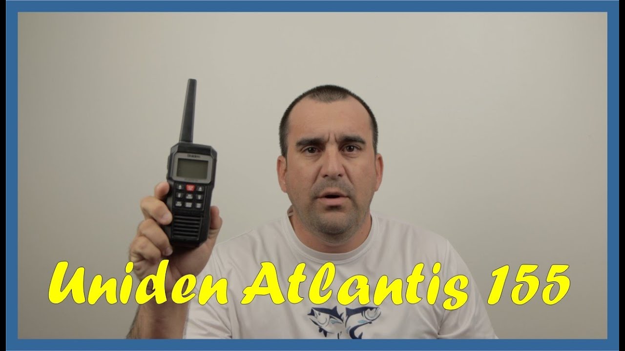 Radio Sumergible UNIDEN ATLANTIS 155 para la Pesca