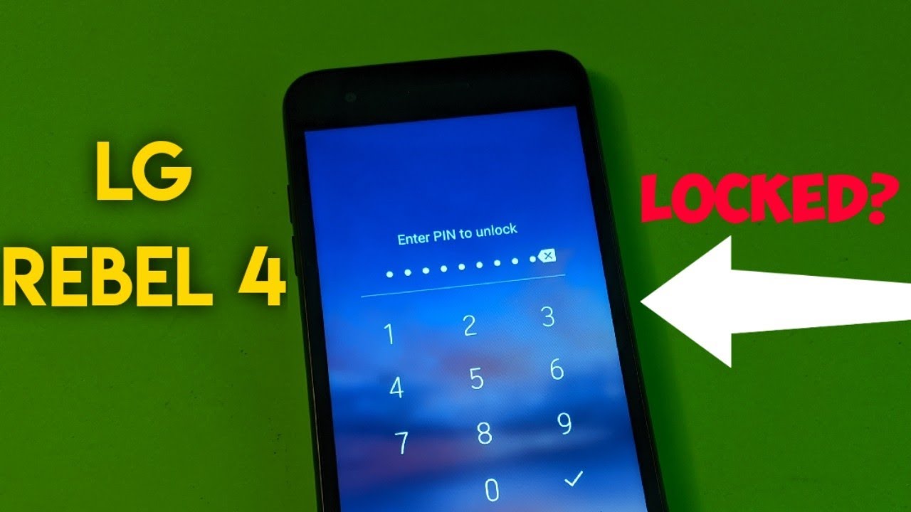 LG Rebel 4 сбросил забытый пароль, блокировку экрана, PIN-код....жесткий сброс