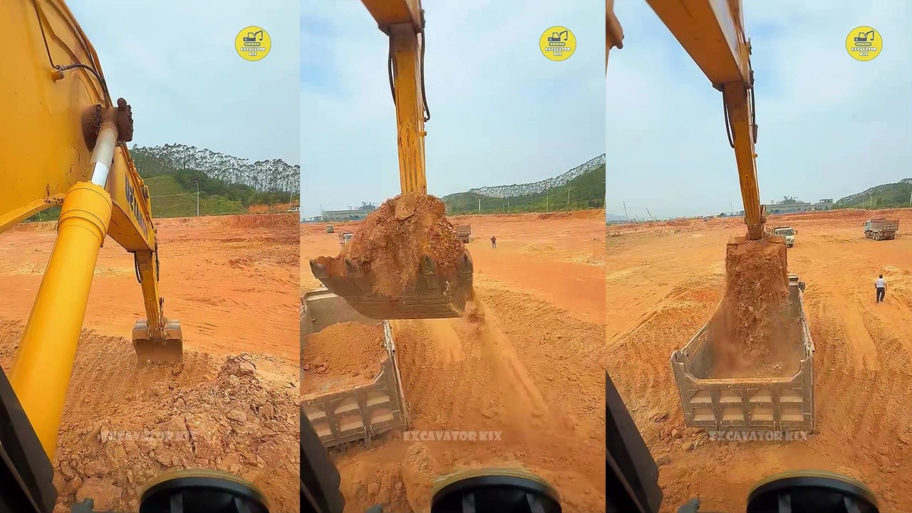 How To Excavators Load Soil Onto Trucks Professionally P1678