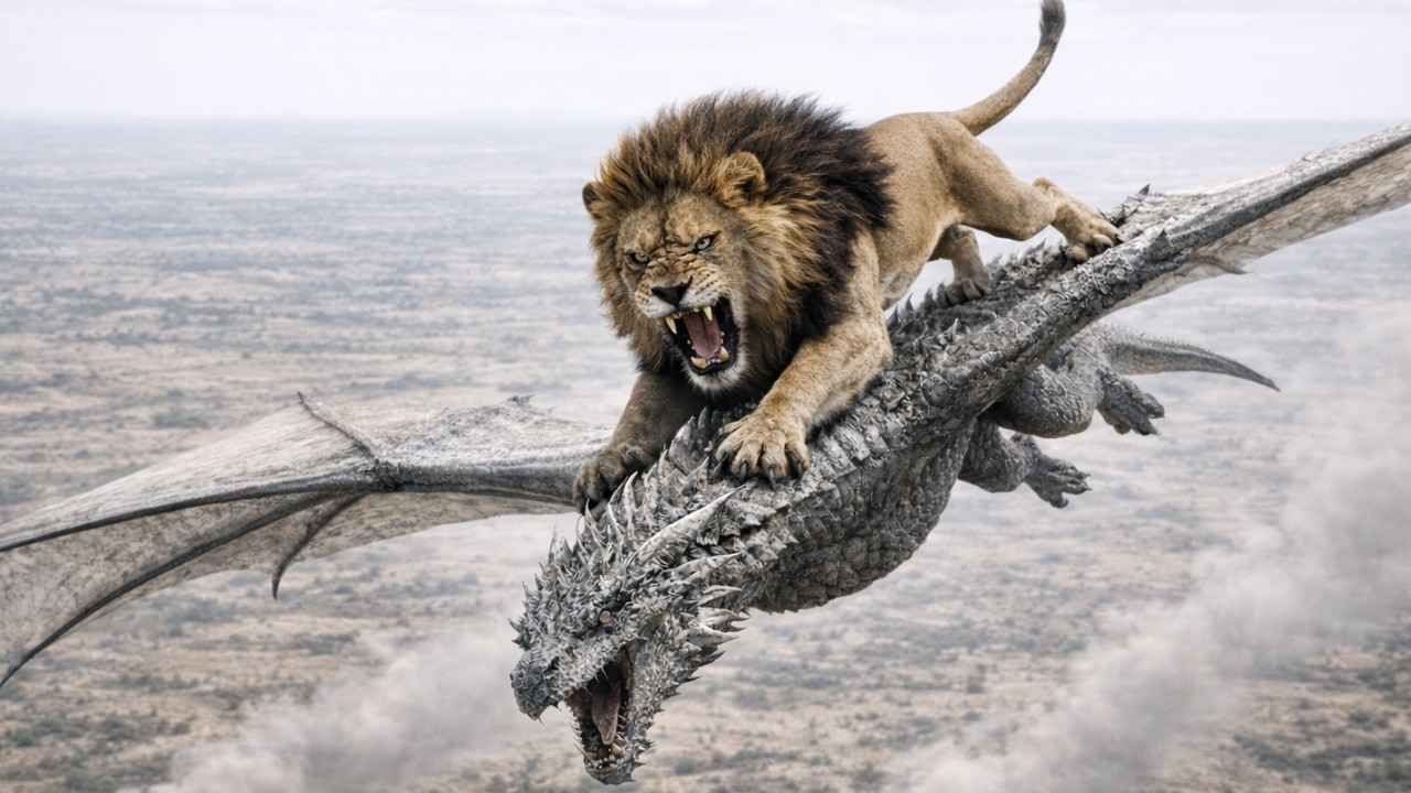 War of the Three Titans (Dragon vs Tiger vs Lion)