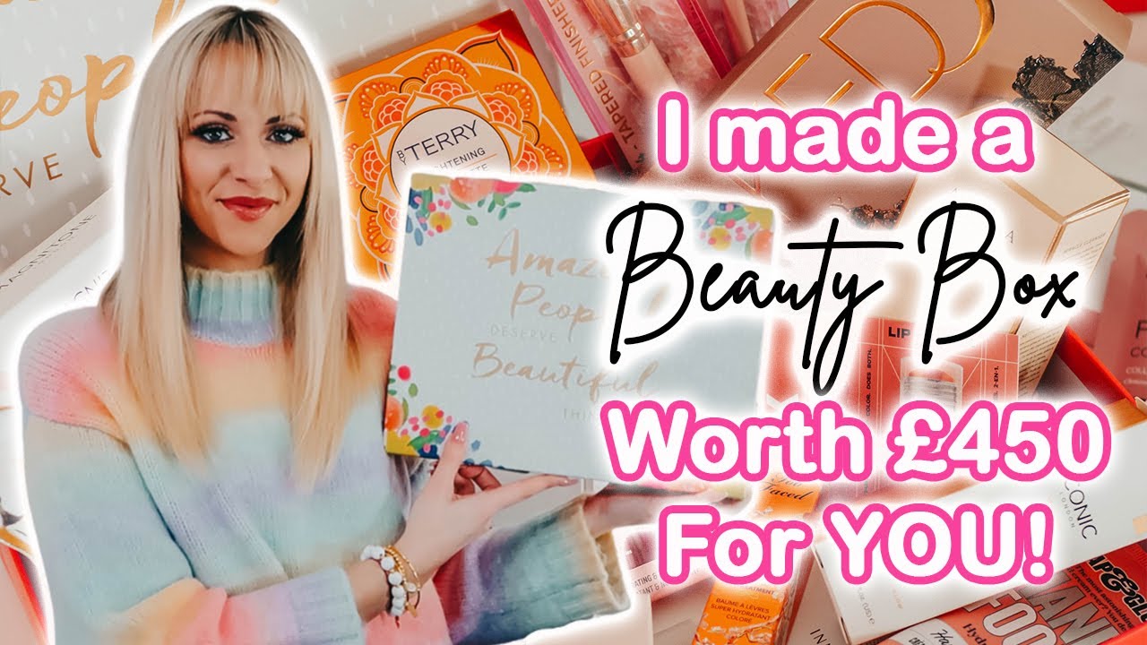 I Made a Deluxe Beauty Box FOR ONE OF YOU TO WIN *WORTH £450*! Unboxing It & Showing You Everything