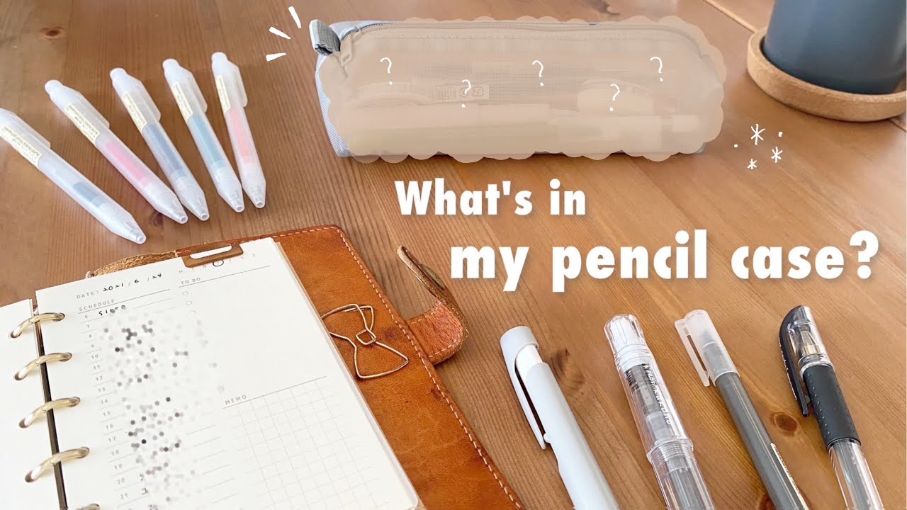 What's in my pencil case ✍｜手帳好きの筆箱の中身 / お気に入りの文房具紹介