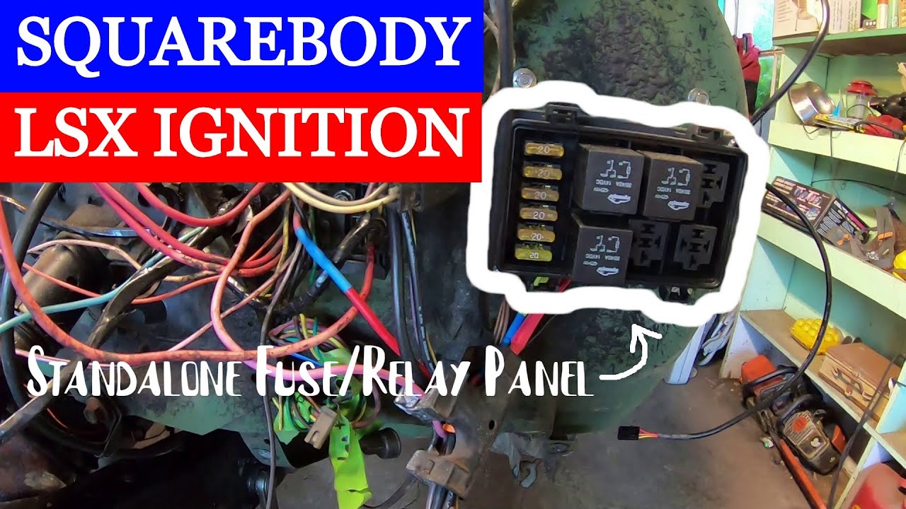Making Your LS SWAPPED Square Body START and RUN off the KEY