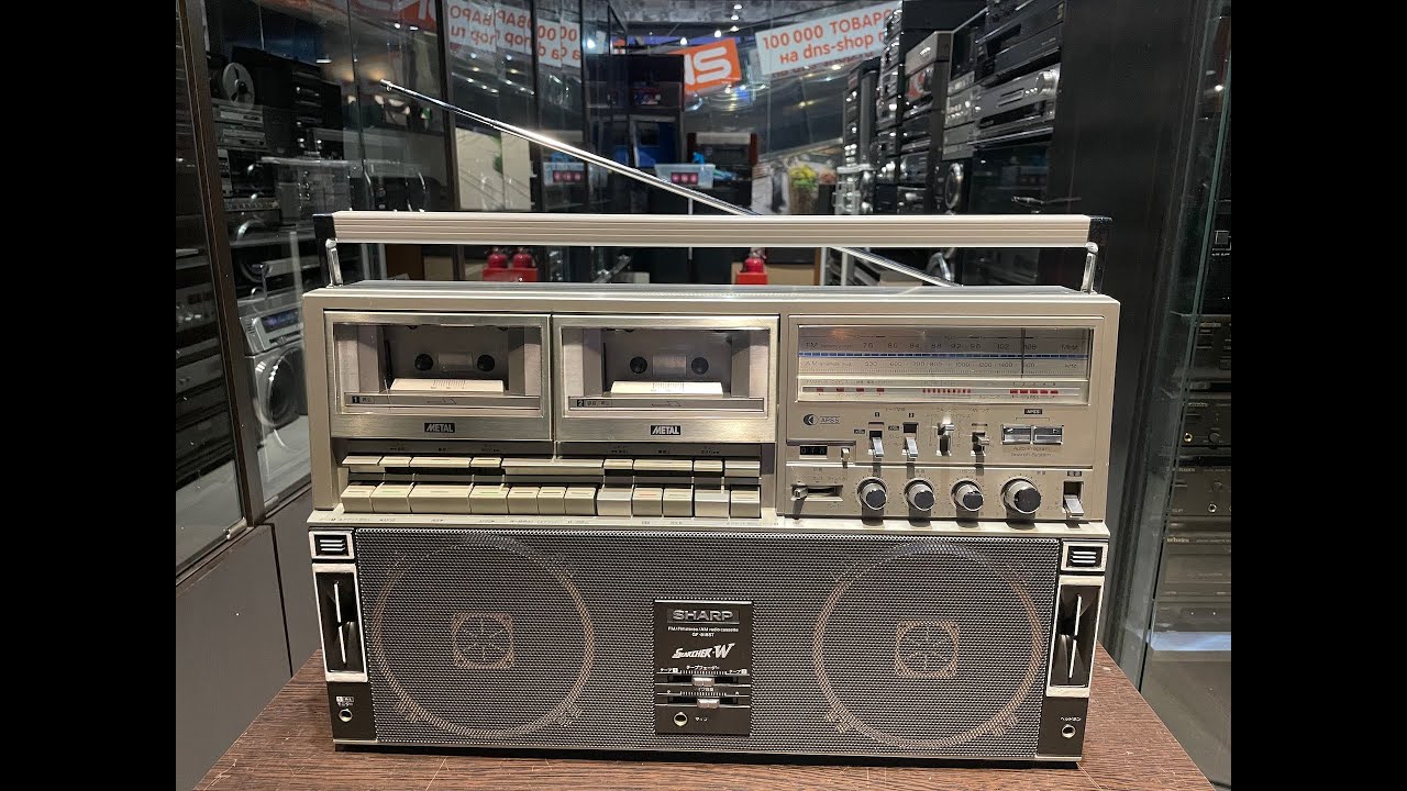vintagemoscow.  магнитола sharp gf 818 (515)