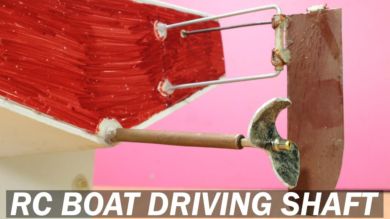 How To Make a High Speed RC Boat Propeller Shaft | Home Made Waterproof Driving Shaft