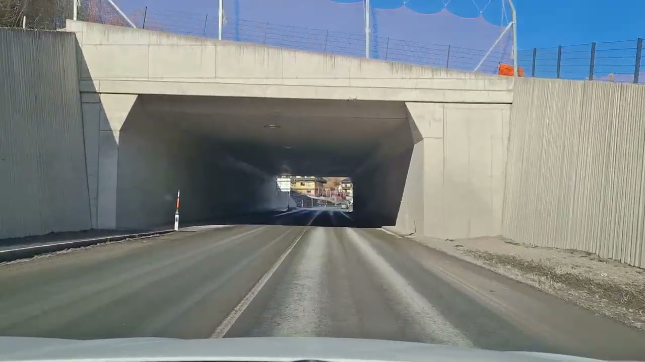 Fahrt von Pongau nach Pinzgau Zell am See
