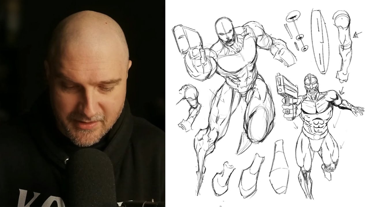 ✏️ How to Draw Dynamic Poses and Foreshortening | (Art Critique) & Redraw