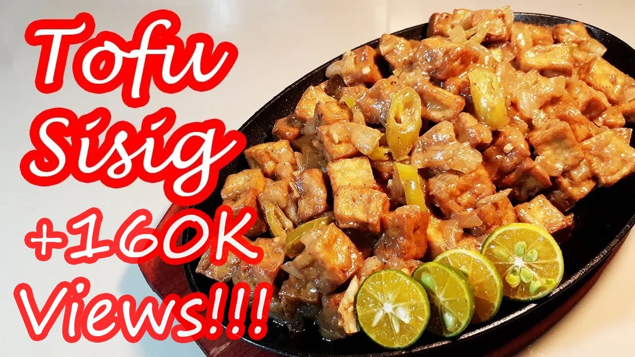 SIZZLING TOFU SISIG!!!