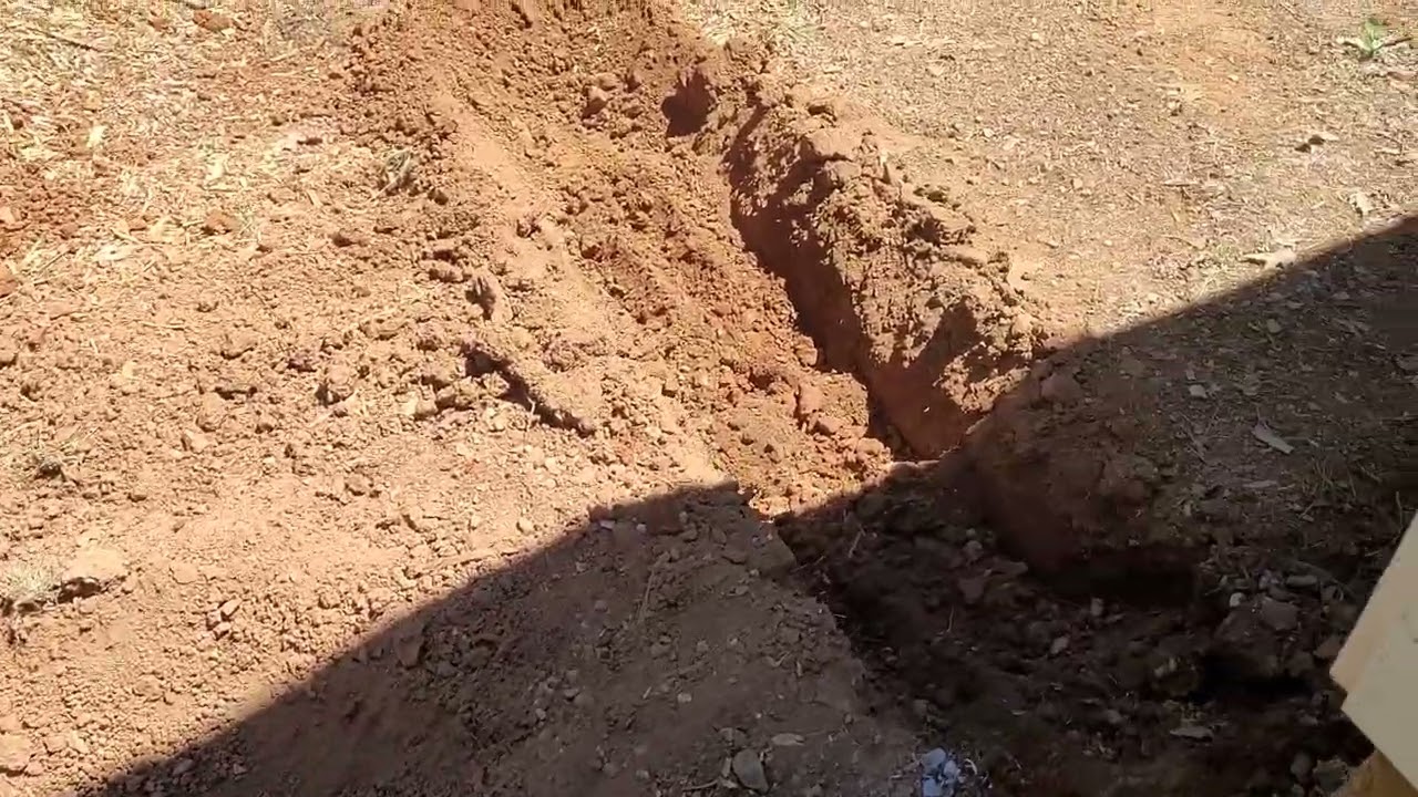 Tiny home addition : utility trench and foundation excavation @o.s.di.t.m6476