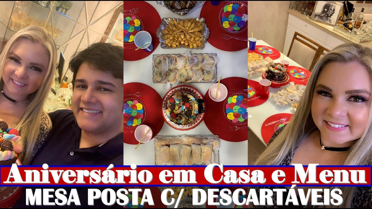 MEU NÍVER EM CASA | MESA POSTA SIMPLES E MENU FESTIVO