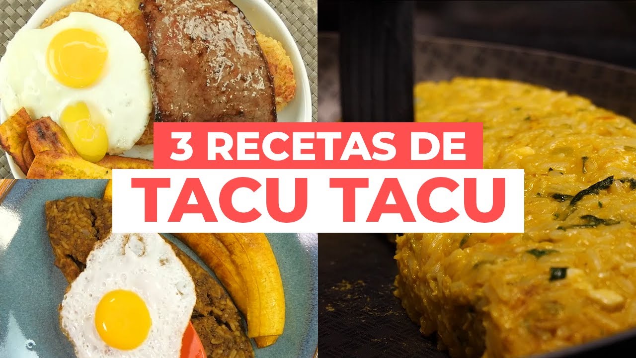 Tres formas de preparar TACU TACU casero | BUENAZO!