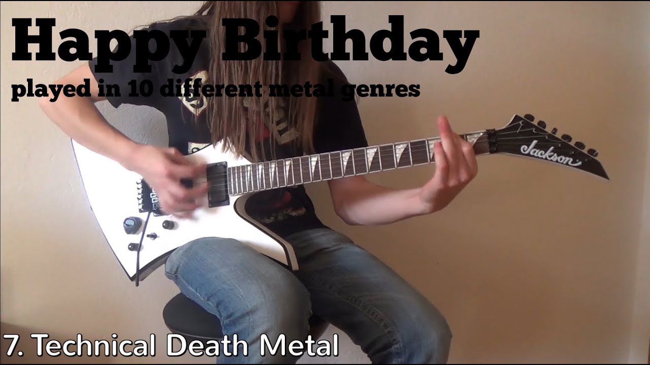 Happy Birthday played in 10 different metal genres