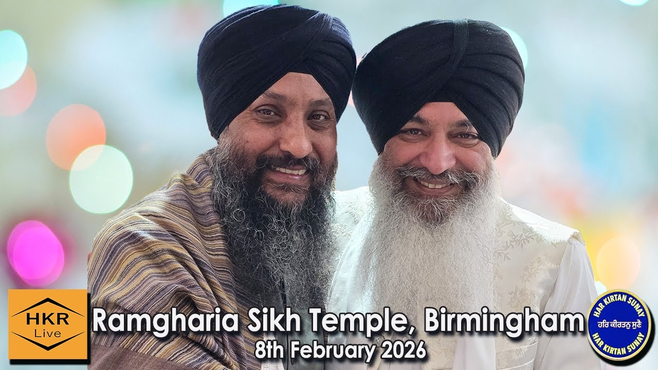 Bhai Baljeet Singh Ji USA & Bhai Sarbjeet Singh Ji Laddi - Ramgharia Sikh Temple, Birmingham.