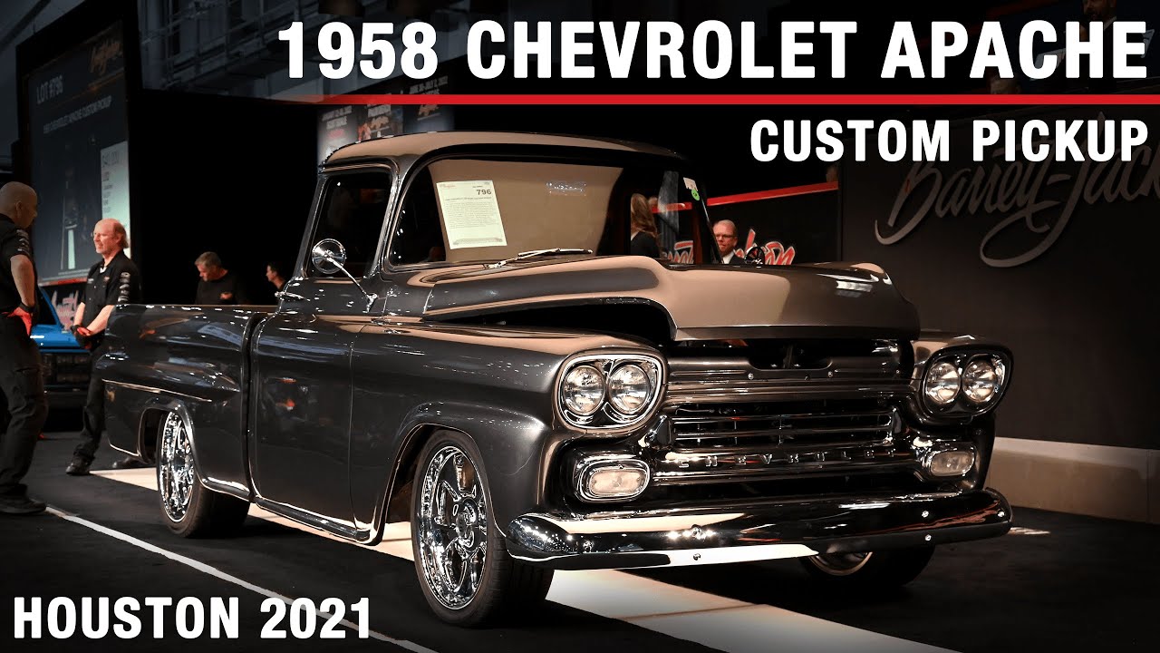 SOLD! 1958 Chevrolet Apache Custom Pickup - BARRETT-JACKSON HOUSTON 2021